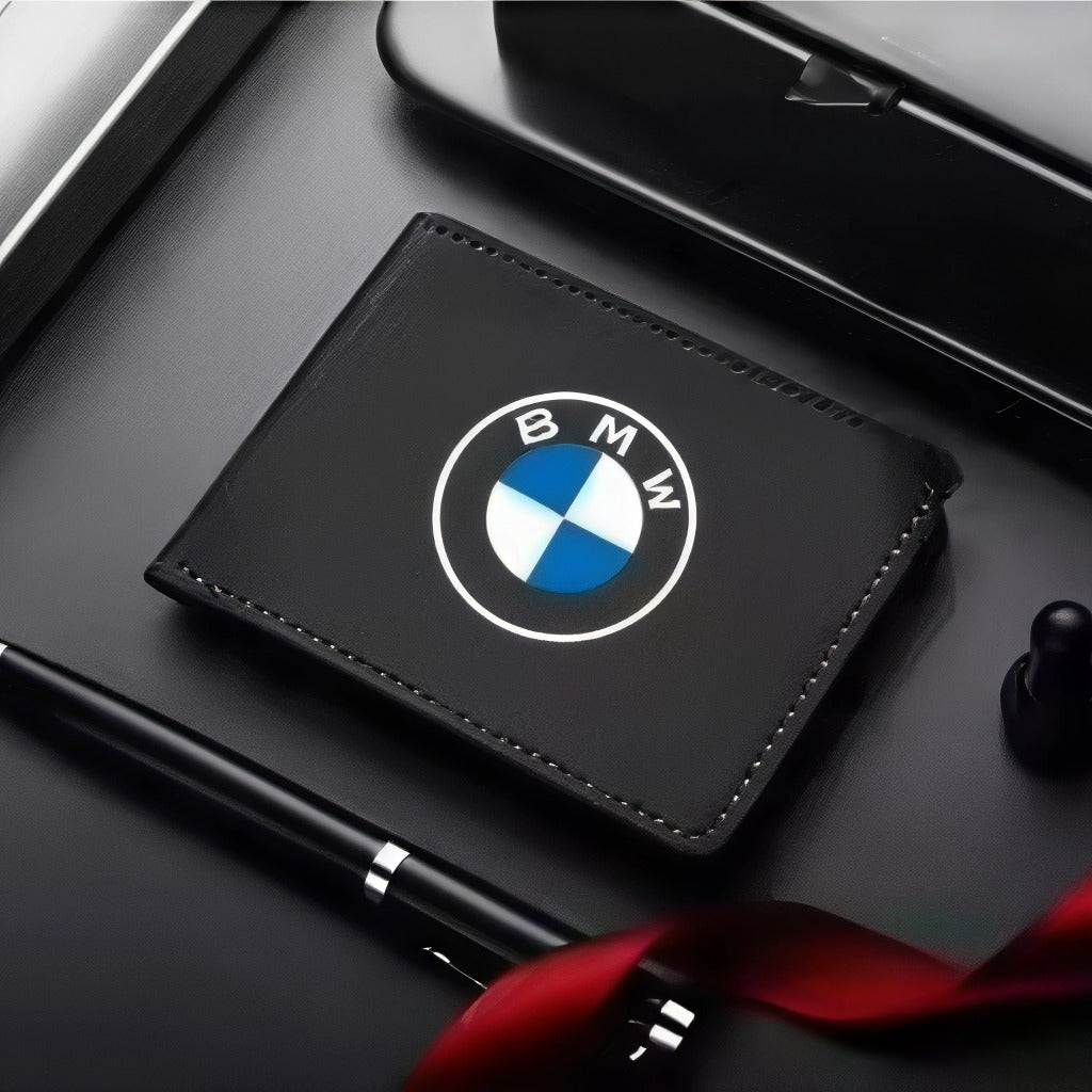 محفظة سيارة BMW - منظم لرخصة القيادة وبطاقة الهوية والبطاقات