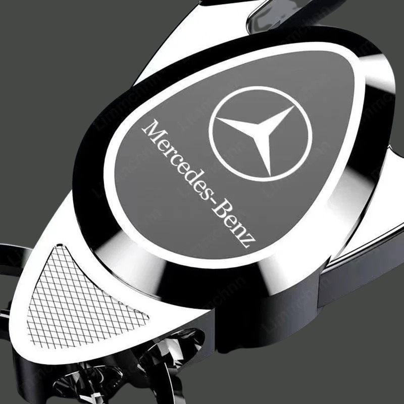 Mercedes-Benz Metal Keychain – Premium Logo Key Ring