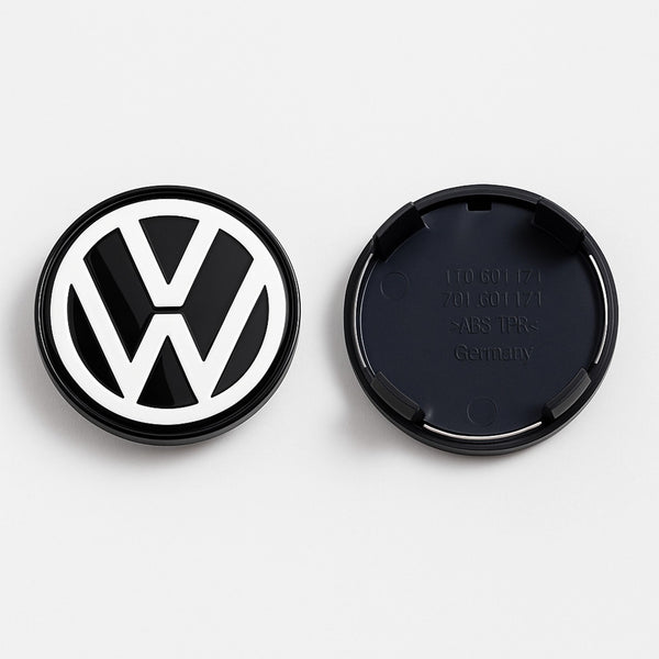 4PCS Volkswagen Wheel Centre Cap Badges – 56MM / 60MM / 68MM Sizes