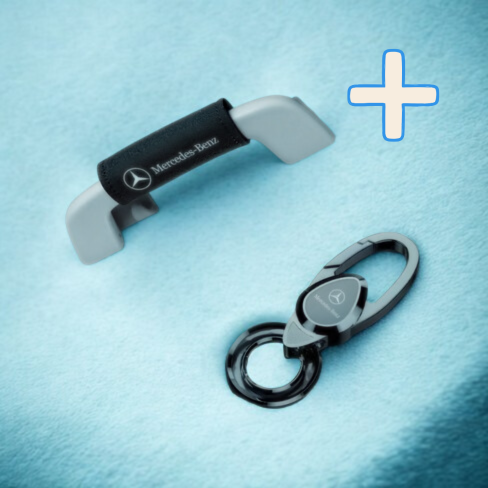 Bundle 3 - Mercedes Handle Covers + Premium Keychain