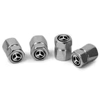 Mercedes Benz AMG 4Pcs Diamond shaped valve Alloy Car Wheel Tire Air Valve Caps Stem