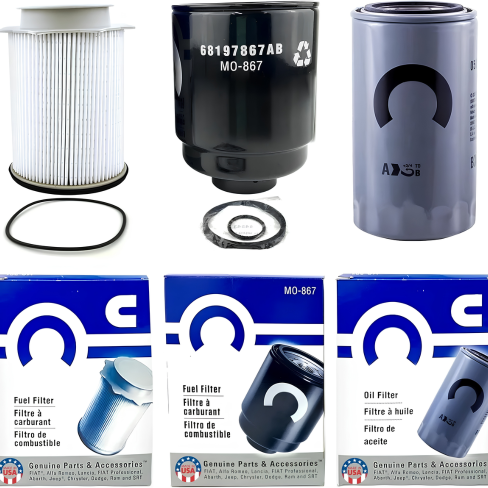 2013–2018 Dodge Ram 2500–5500 6.7L Cummins Mopar Oil & Fuel Filter Maintenance Kit OEM